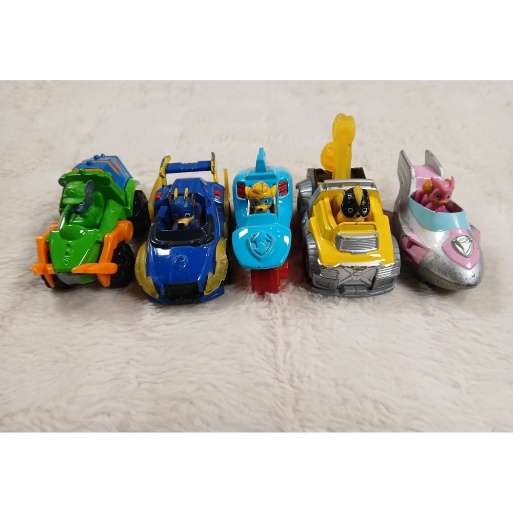 Paw Patrol True Metal lot diecast Cars flames Marshall Chase